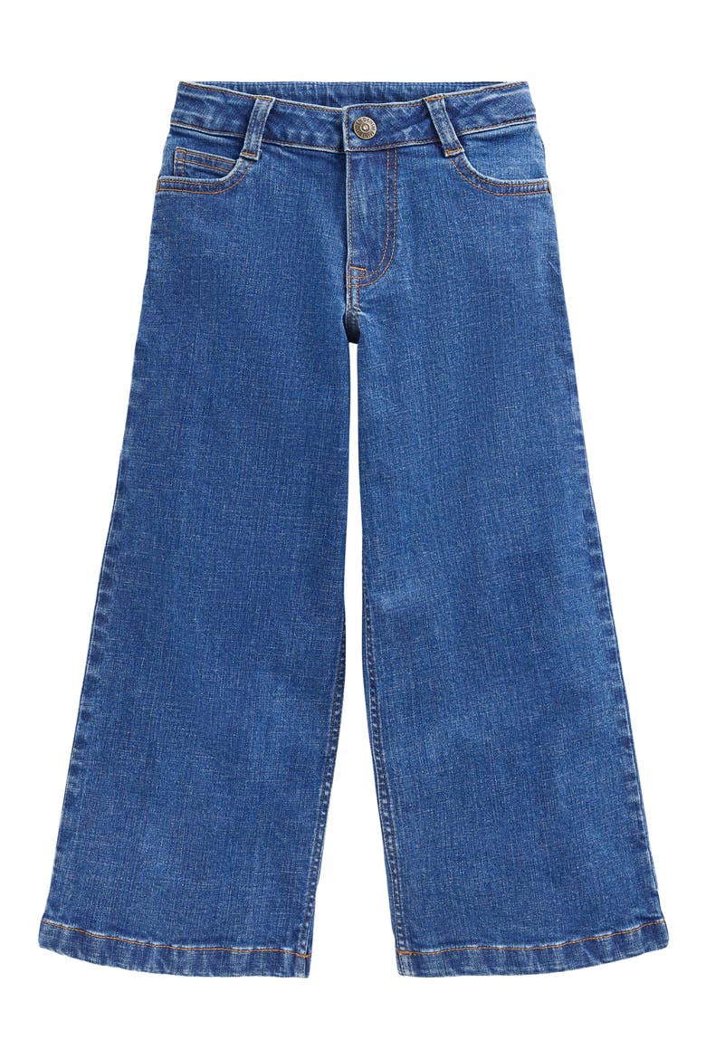 Kids' Wide Leg Jeans, Main, color, MID VINTAGE BLUE