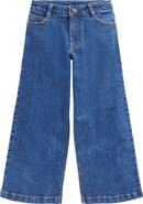 Mini Boden Kids' Wide Leg Jeans