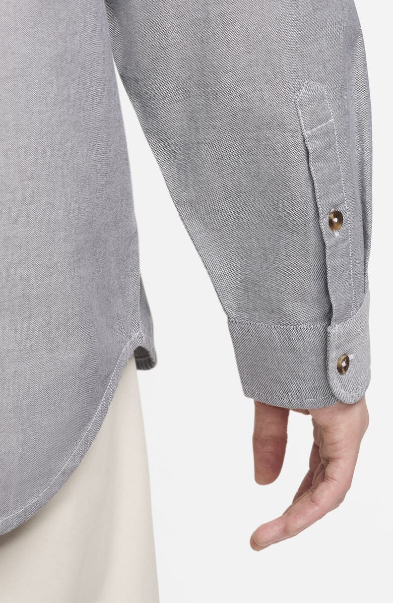 Nike Life Oversize Button-Down Oxford Shirt, Alternate, color,