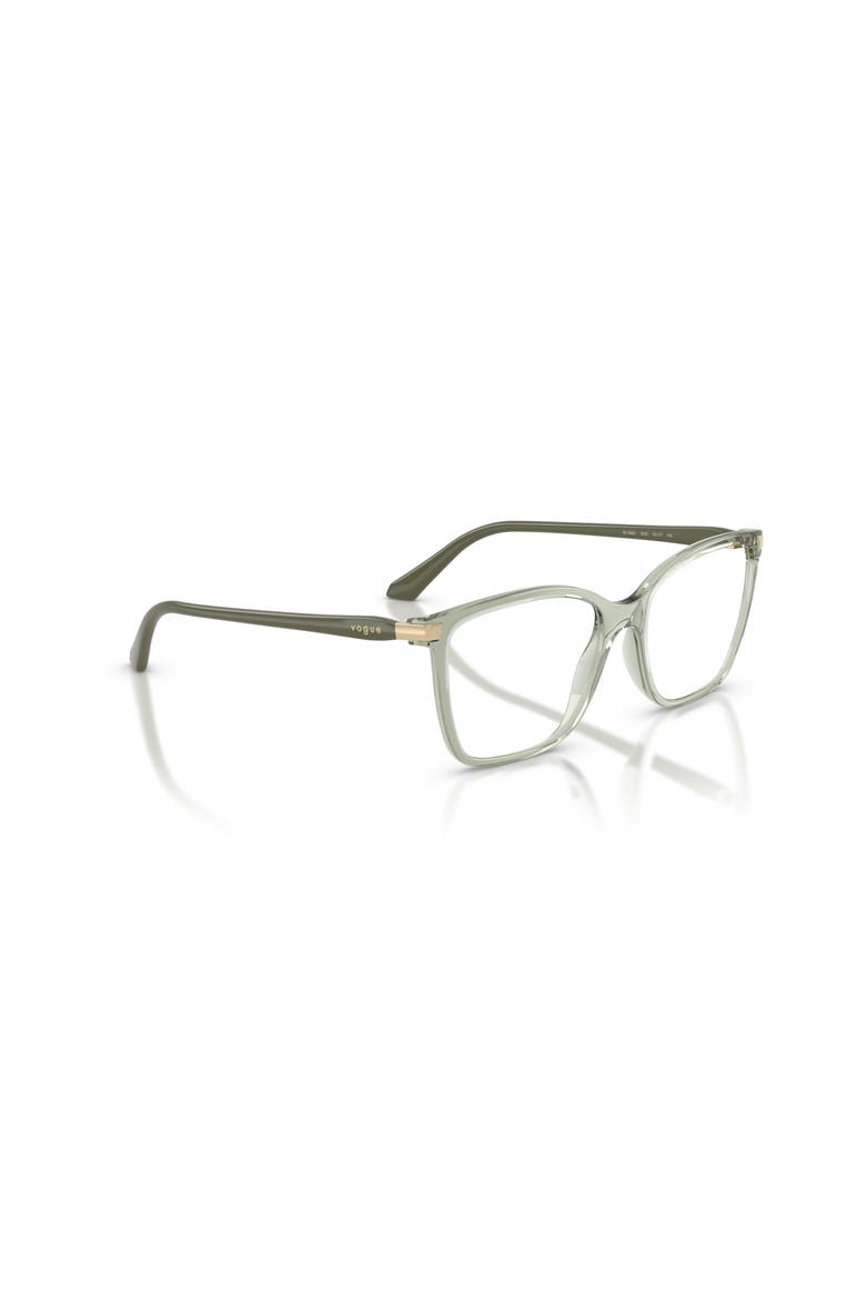 53mm Square optical glasses, Alternate, color, Green