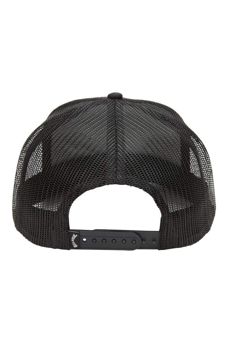 Stacked Trucker Hat, Alternate, color, BLACK