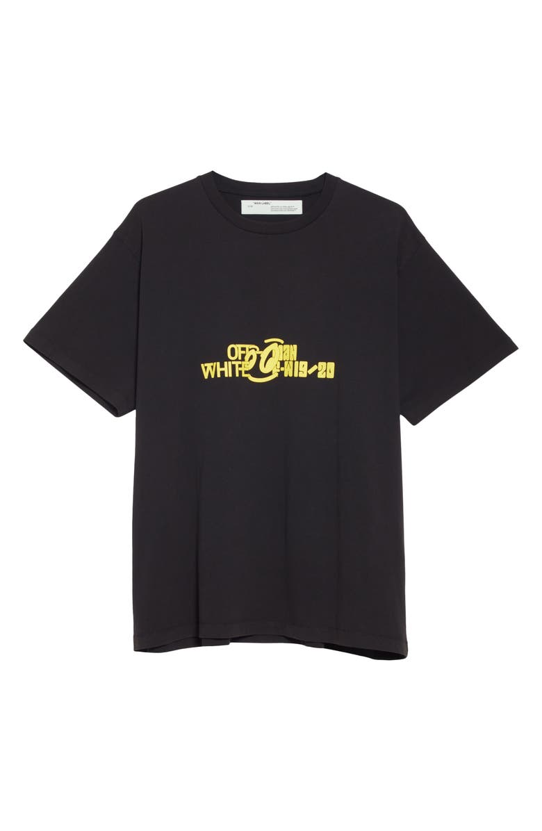 Off-White Halftone Oversize Graphic T-Shirt, Alternate, color, 