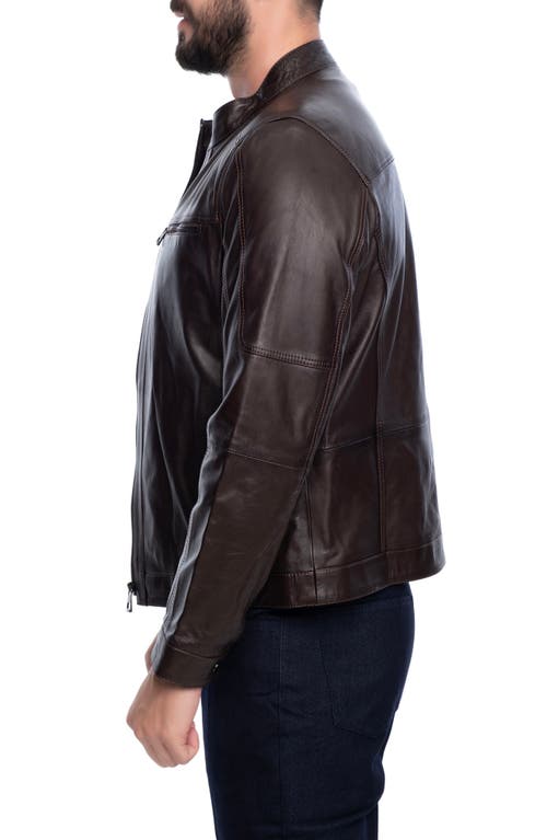 Vellapais Soft Leather Jacket In Brown