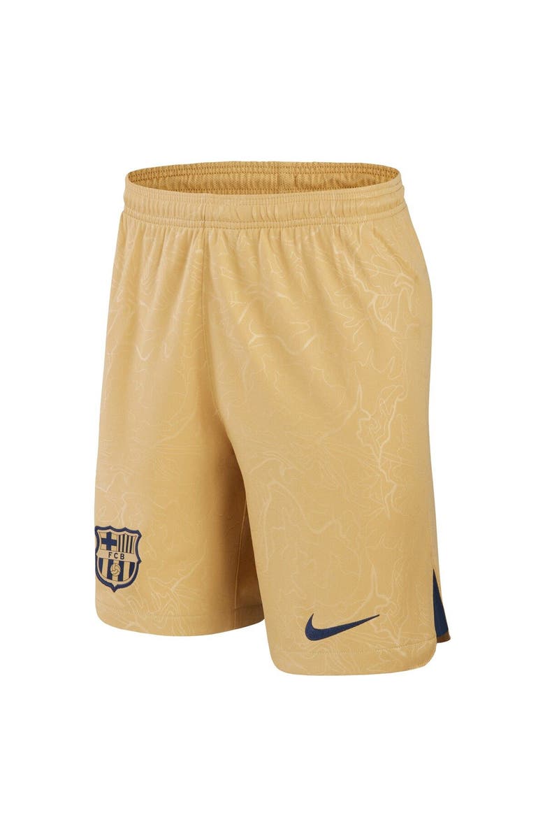 Nike Men's Nike Gold Barcelona 2022/23 Team Performance Stadium Shorts, Alternate, color, 