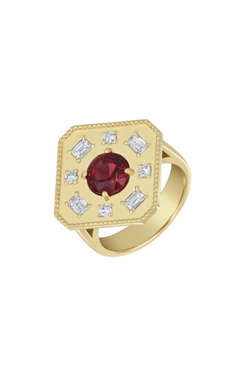 Ruby & Diamond Statement Ring