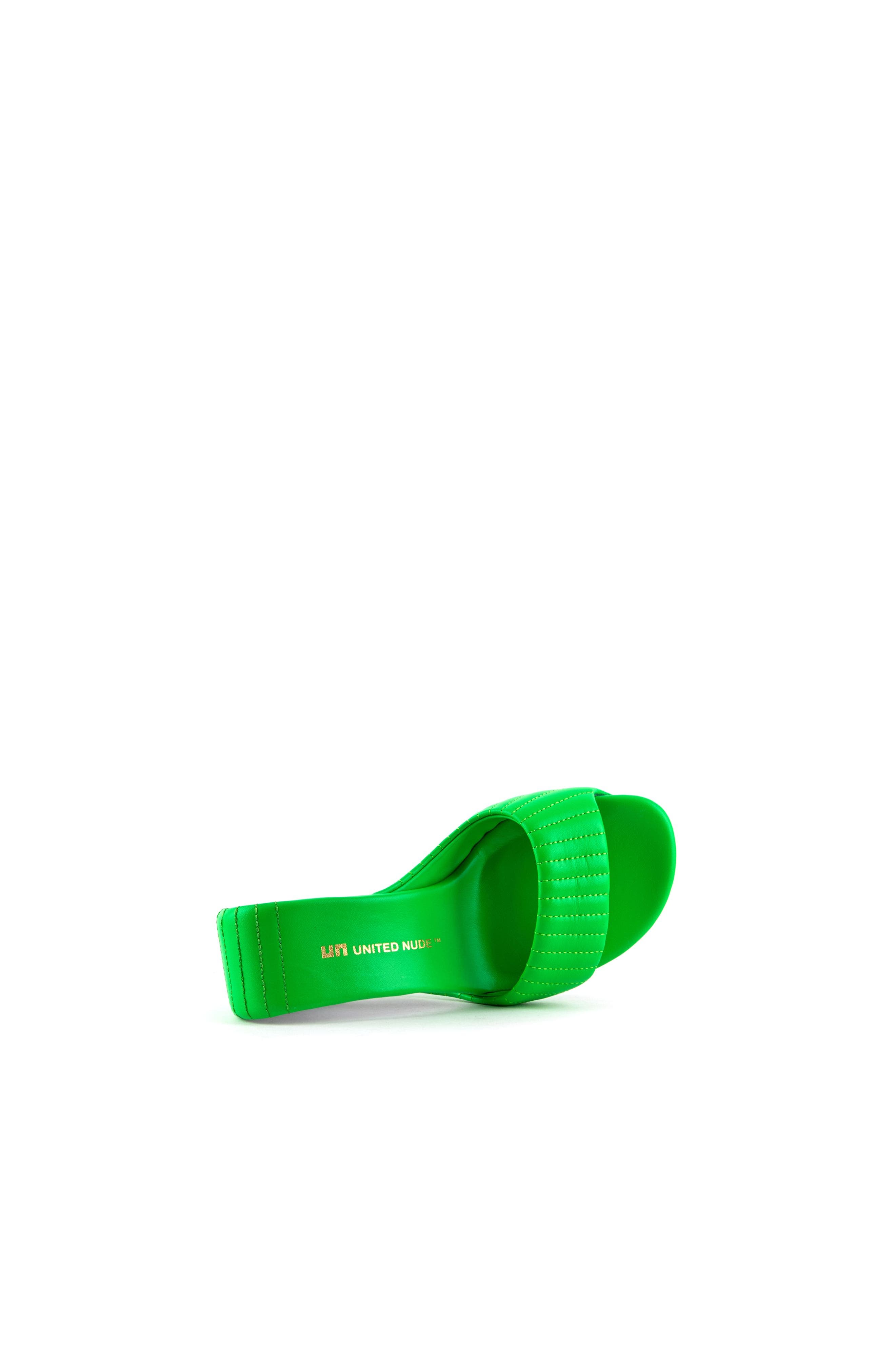 Mobius Hi Puffier Sandals, Alternate, color, Fluo Green Puffier