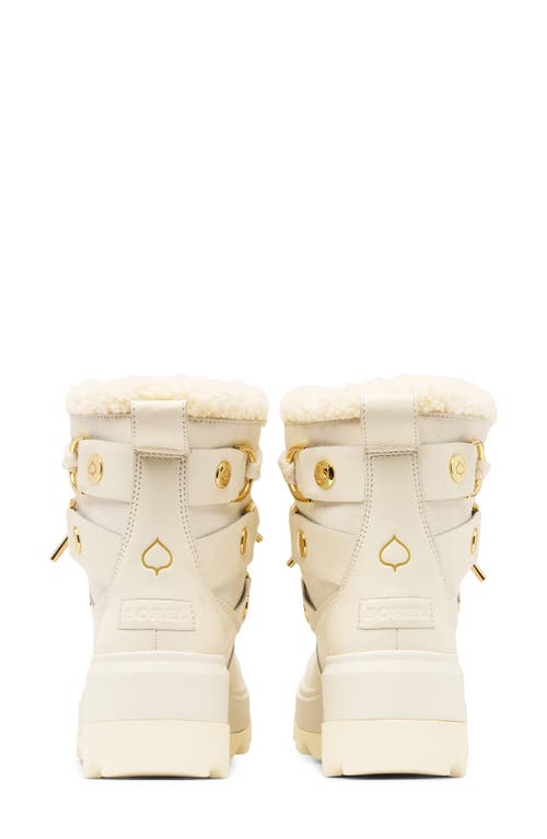 Sorel One Ave™ Alpine Genuine Shearling Trim Waterproof Boot In Neutral