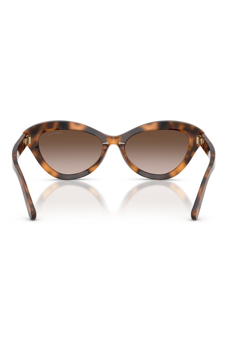 RL8236U 54mm Cat Eye Sunglasses, Alternate, color, HAVANA / GRADIENT BROWN