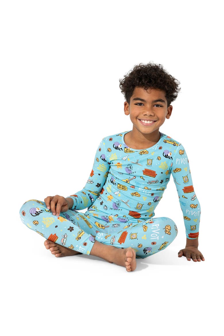 Kids' Friends Set of 2 Piece Pajamas, Alternate, color, Friends