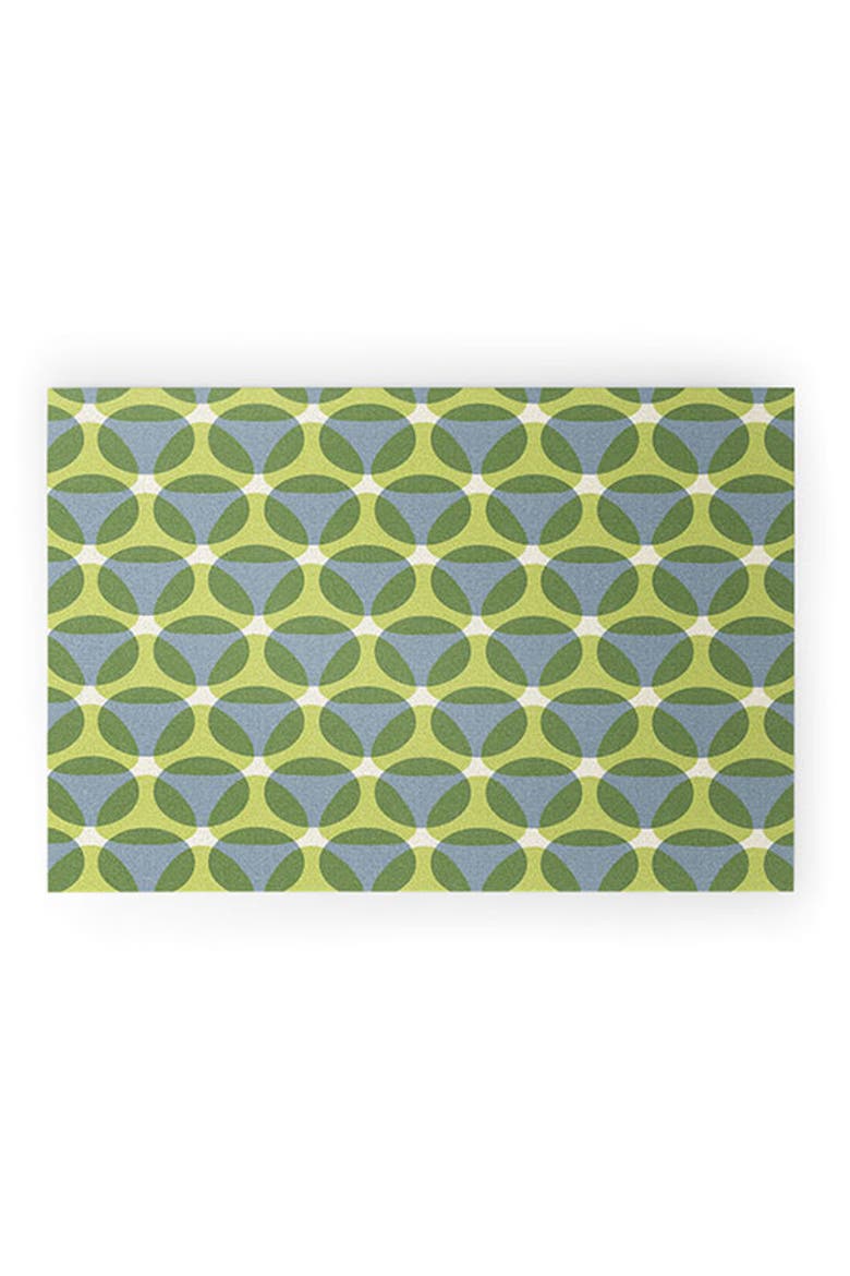 Marta Barragan Camarasa Stylis Door Mat, Main, color, BLUE