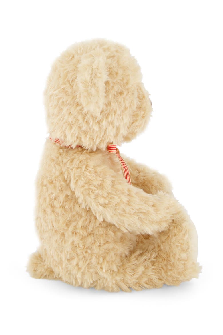 Arthur the Bear 14" with Ribbon Bow, Alternate, color, Red stripe ribbon bow