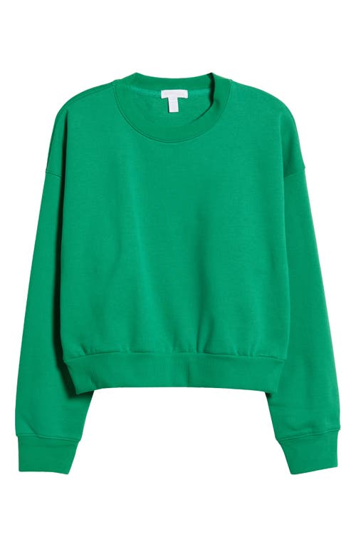 Shop Beyond Yoga On The Go Crewneck Sweatshirt In Home Court Green