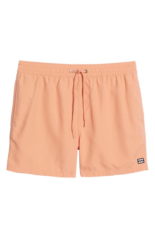 Billabong All Day Layback Swim Trunks In Sunset