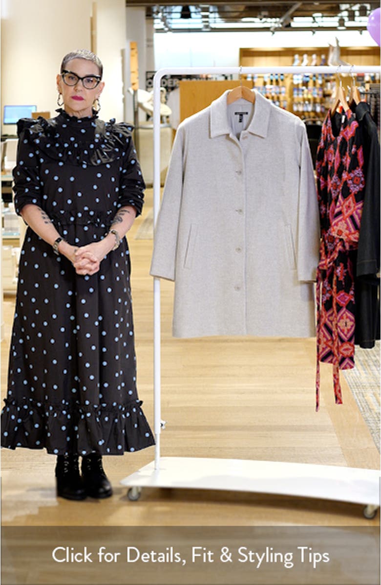 Herringbone Wool Coat, sales video thumbnail