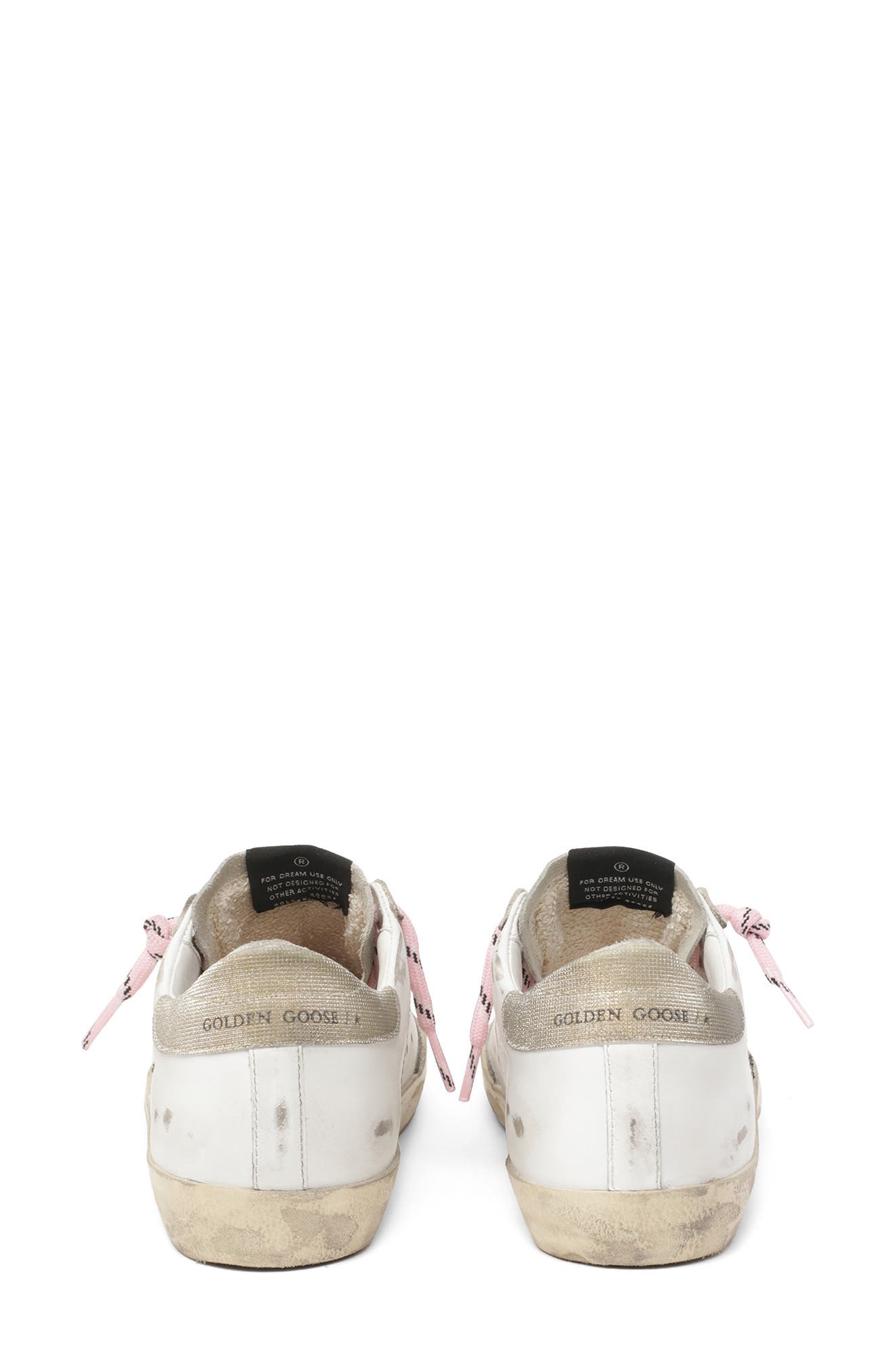 Super-Star Low Top Sneaker (Nordstrom Exclusive), Alternate, color, WHITE/ BLACK/ GOLD