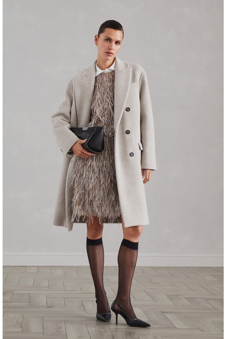Hand-crafted coat, Alternate, color, Cool Beige