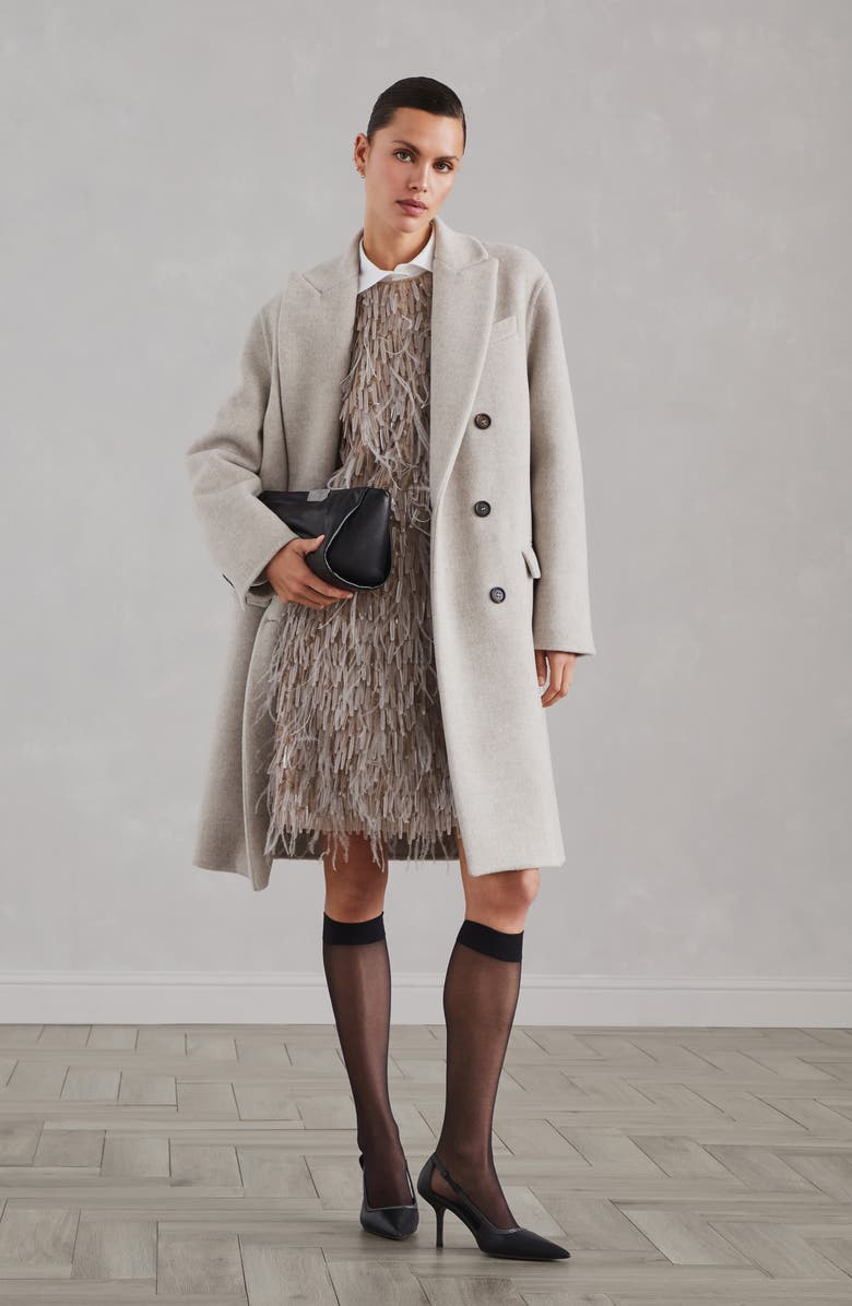 Brunello Cucinelli Hand-crafted coat, Alternate, color,