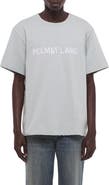 Helmut Lang Crumpled Logo Graphic T-Shirt