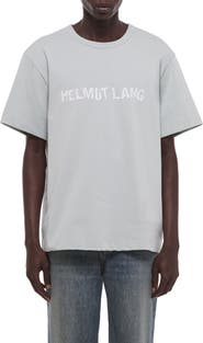 Helmut Lang Crumpled Logo Graphic T-Shirt