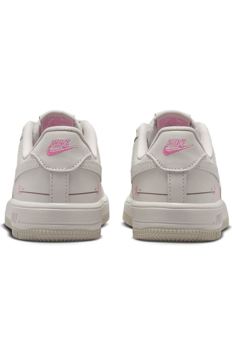 Nike Kids' Force 1 Low EasyOn Basketball Sneaker, Alternate, color, Light Bone/ Light Bone