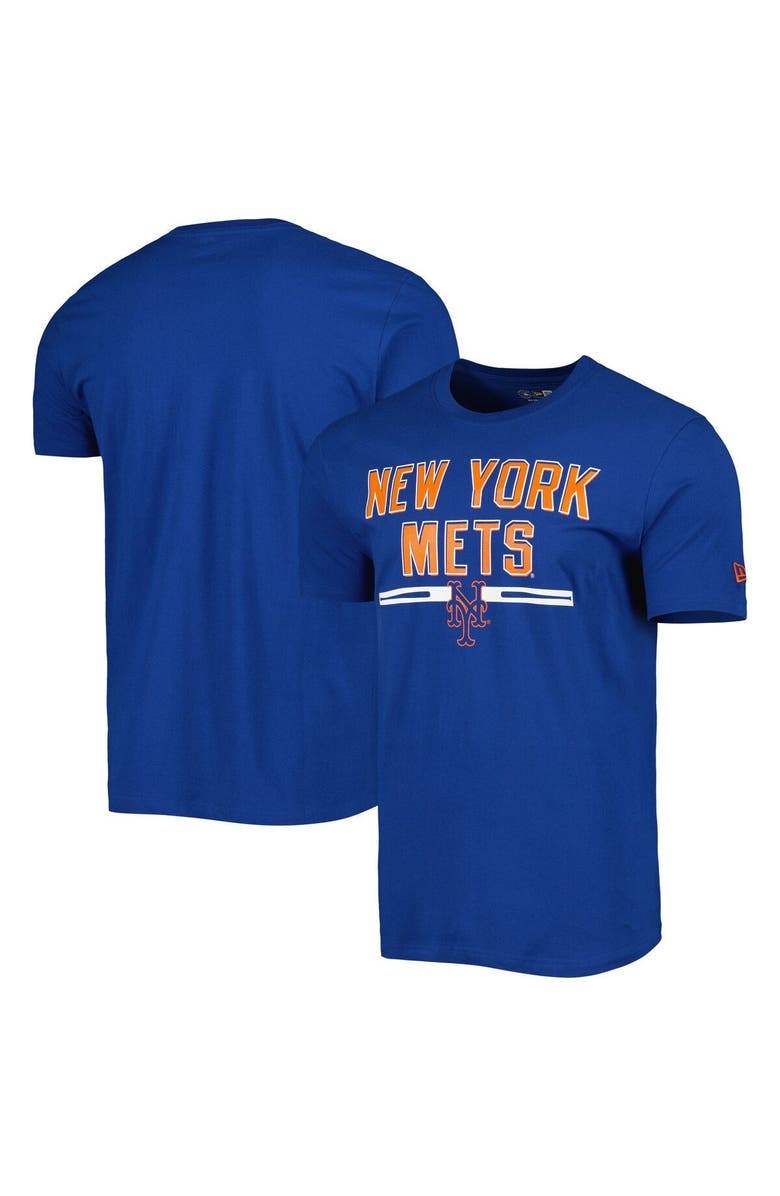 New Era Men's New Era Royal New York Mets Batting Practice T-Shirt, Main, color, 