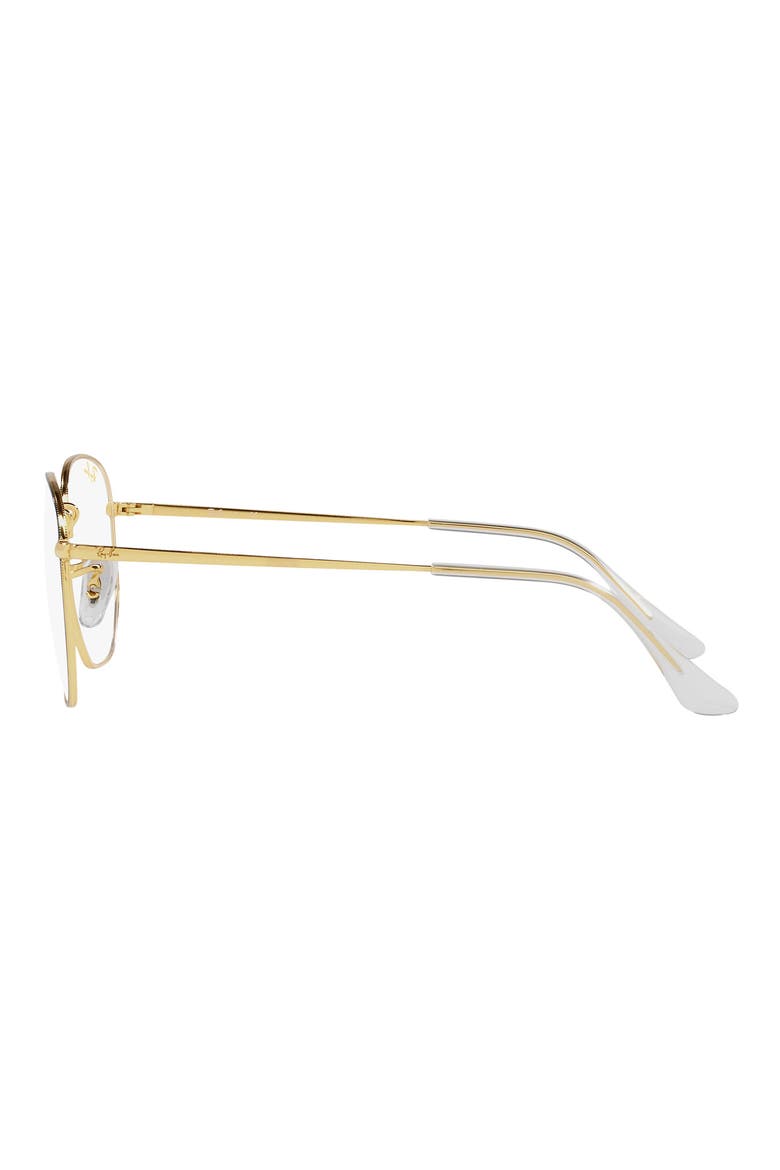 51mm Round Optical Glasses, Alternate, color, BLUE GOLD