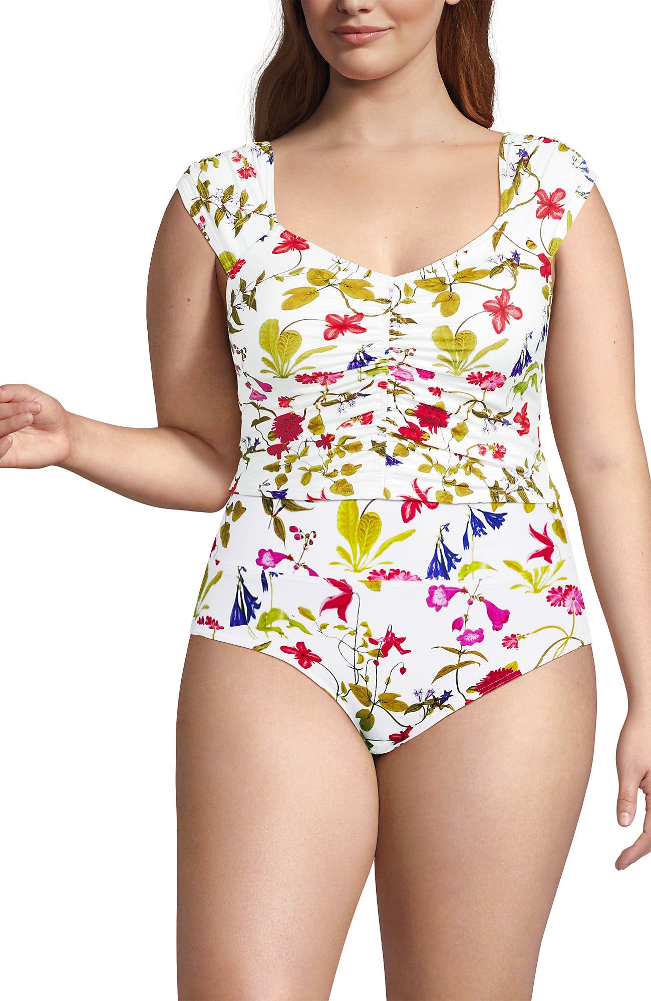 selected White Multi Garden Floral
