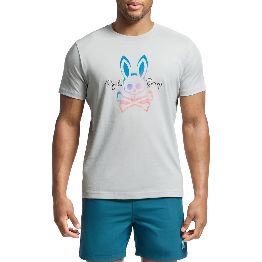 PSYCHO BUNNY PSYCHO BUNNY LOA PIMA COTTON GRAPHIC T-SHIRT