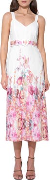 Adelyn Rae Remi Floral Midi Dress