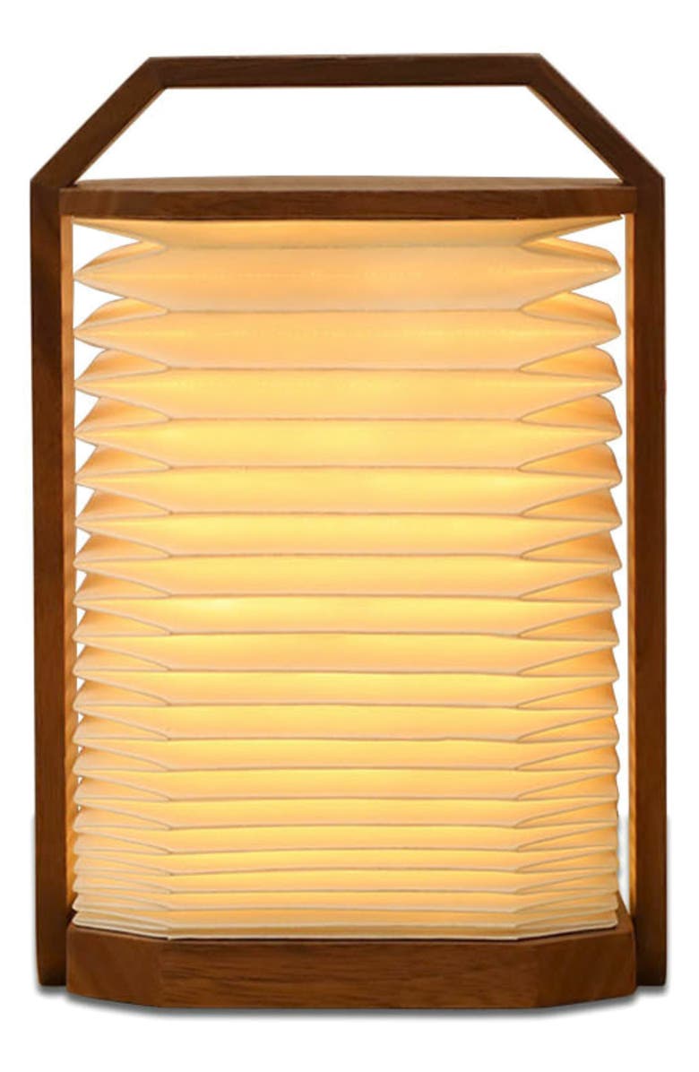 GINGKO Smart Origami Lamp, Main, color, Brown/ Ivory