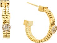MESHMERISE Diamond Hoop Earrings