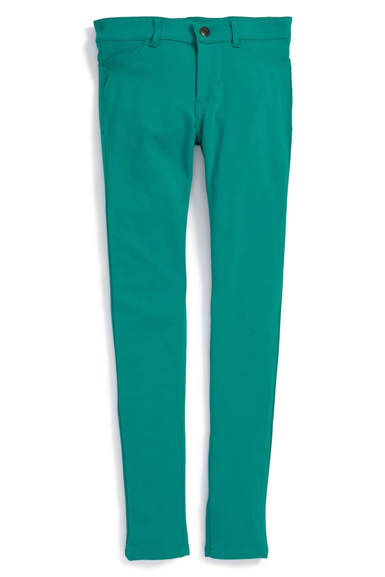 Ultraslim Ponte Jeggings, Main, color, DEEP TEAL