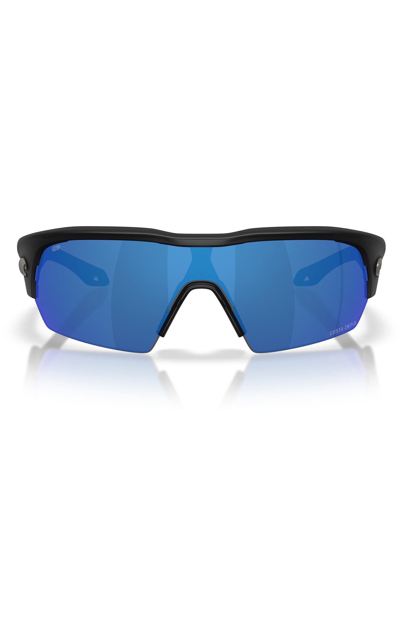 MATTE BLACK / BLUE MIRROR 580P