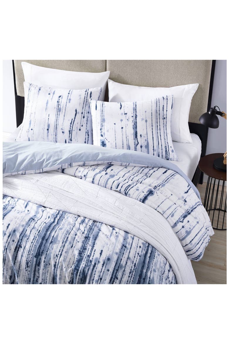 Sokal Cotton Comforter & Shams Set, Alternate, color, BLUE