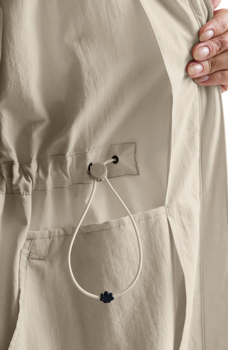 Beyond Yoga En Route Long Hooded Jacket, Alternate, color, Sand