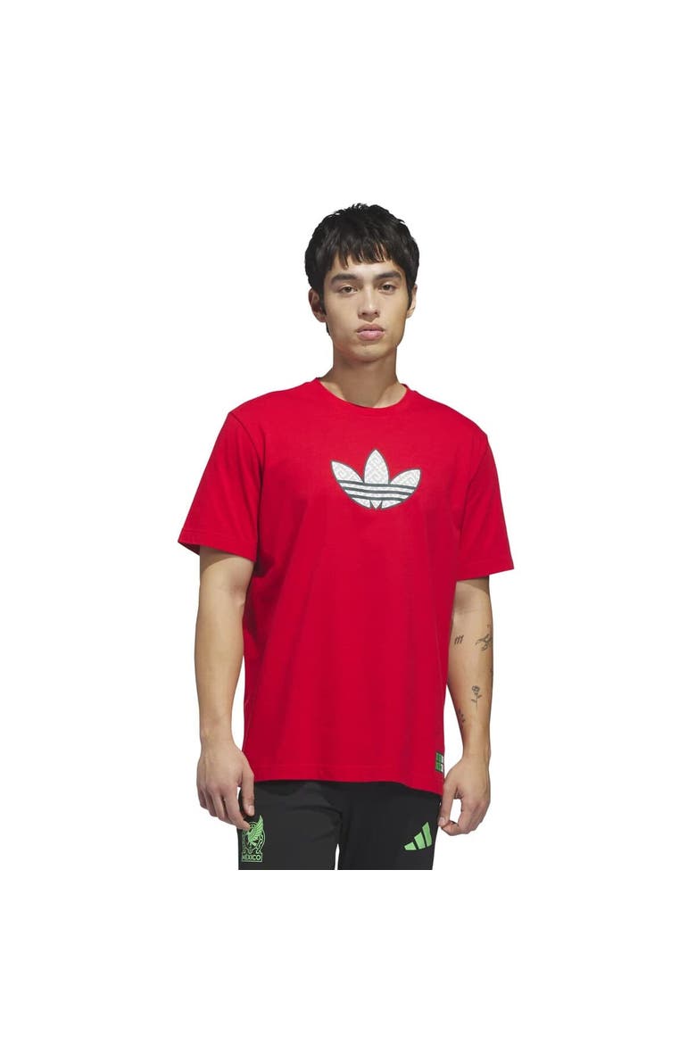 Men's adidas Red Mexico National Team 2026 Away Jersey Hook T-Shirt, Main, color, Red