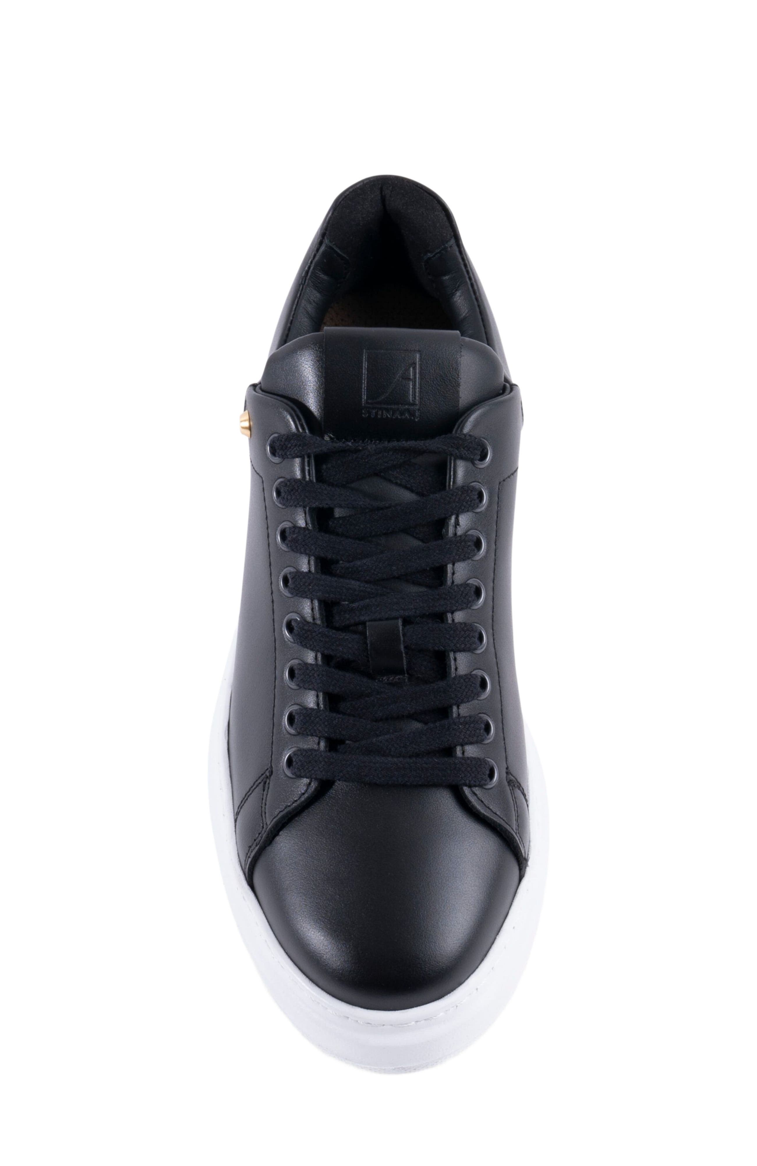 Stinaa.J Nelly Orthopedic Sneakers, Alternate, color, Black Leather