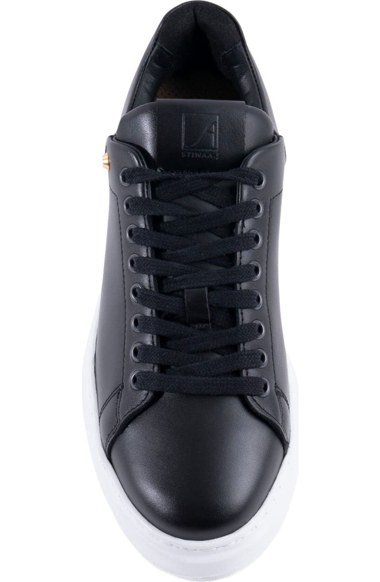 Stinaa.J Nelly Orthopedic Sneakers, Alternate, color, Black Leather