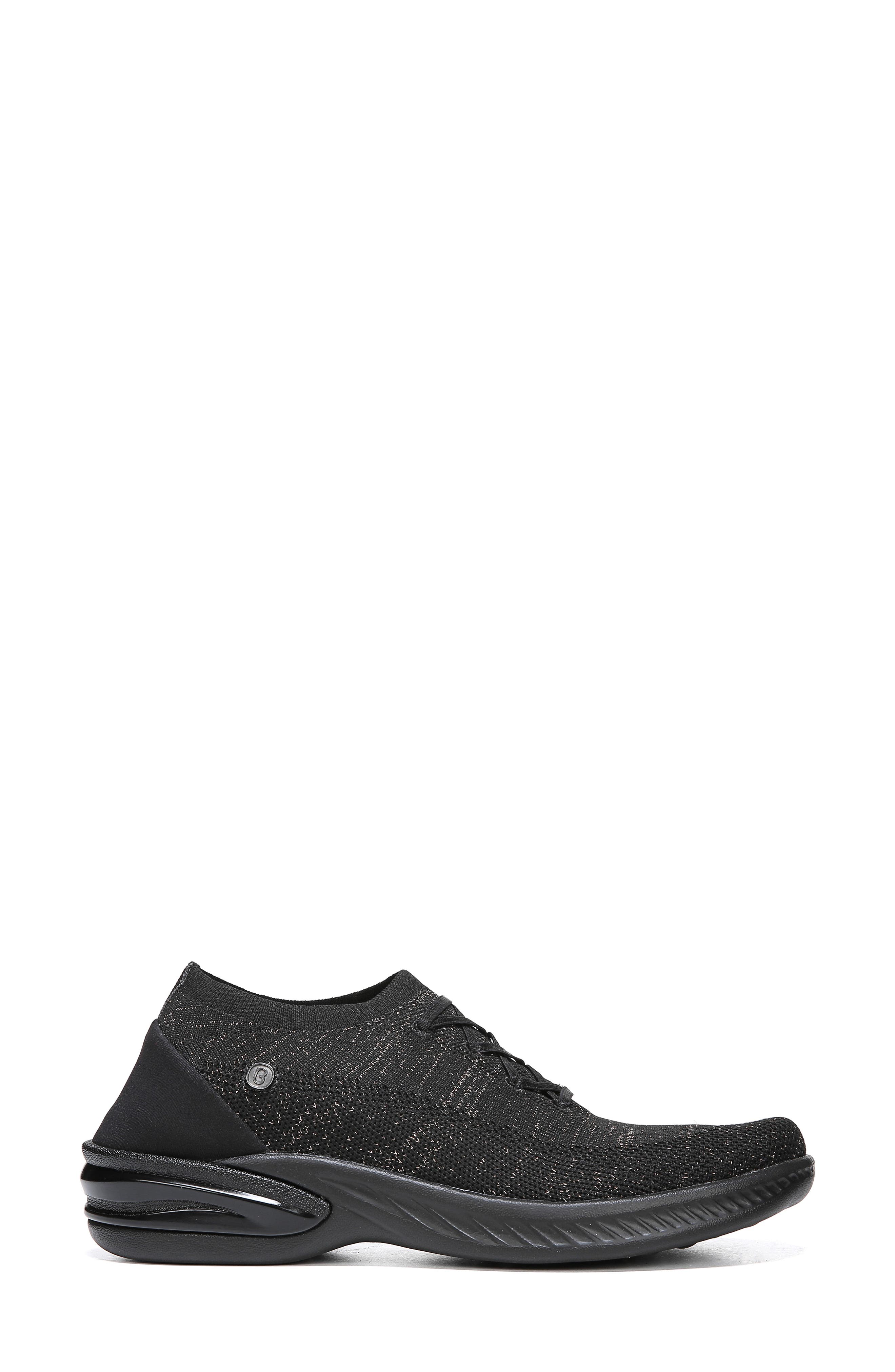 BZees Nuance Slip-On Sneaker 9Women), Alternate, color, Black/ Bronze Fabric