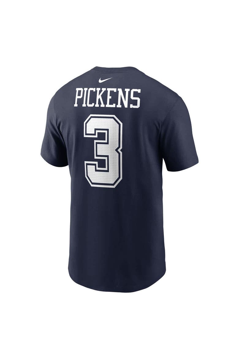 Men's Nike George Pickens Navy Dallas Cowboys Name & Number T-Shirt, Alternate, color, Navy
