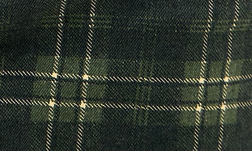 Bdg Urban Outfitters Plaid Denim Ultra Miniskirt In Green
