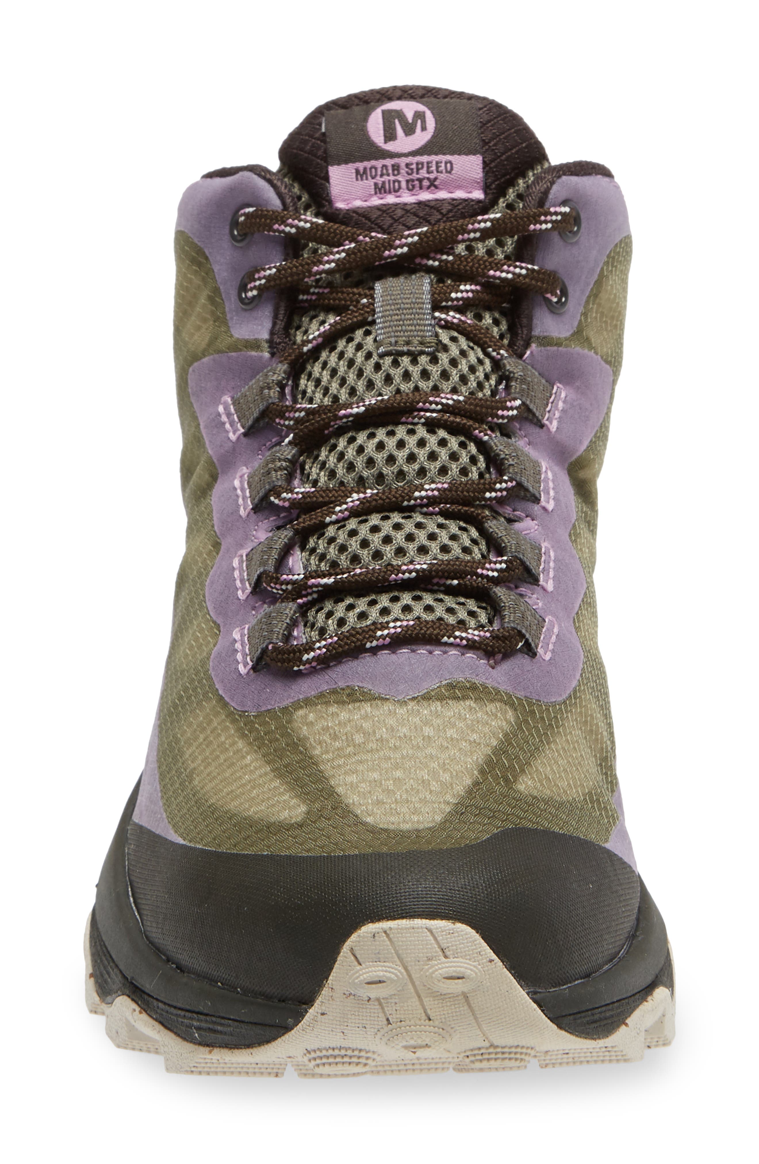 Merrell Moab Speed Gore-Tex<sup>®</sup> Mid Hiking Shoe, Alternate, color, 
