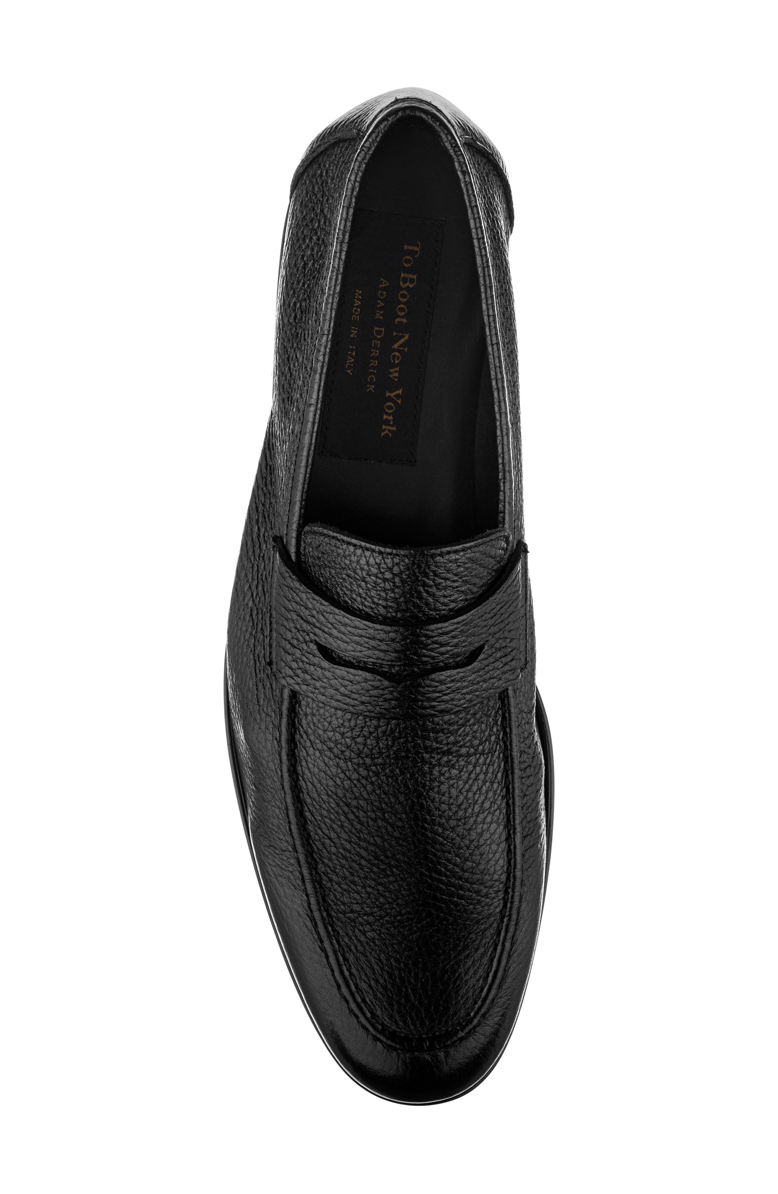 TO BOOT NEW YORK Dunmore Penny Loafer, Alternate, color, Black