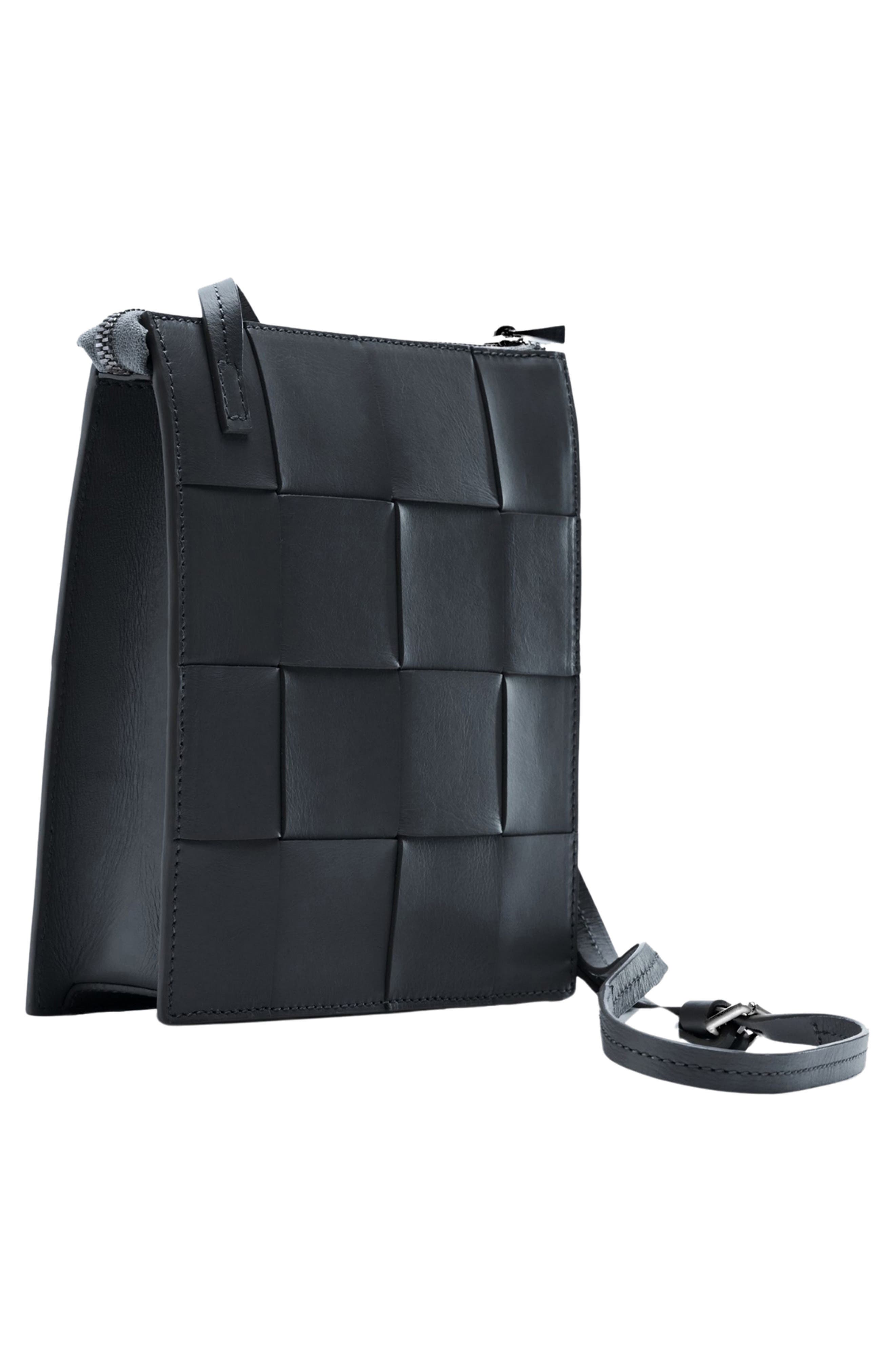 Ecotorie Polly Woven Leather Crossbody Bag, Alternate, color, 