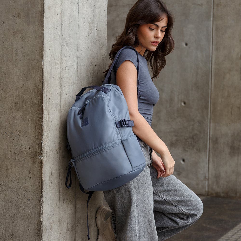 Backpack  Lightweight Water Resistant Laptop Backpack for Work, College & Travel with Organizer, Alternate, color, Smoke Blue