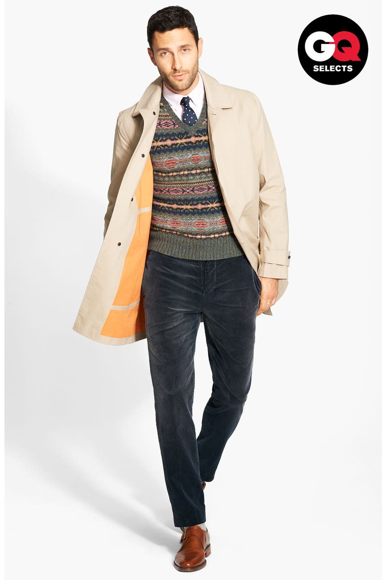 Bonded Raincoat, Main, color, KHAKI