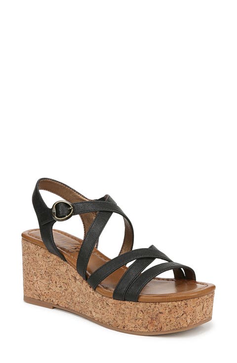 Aurora Strappy Wedge Sandal (Women)