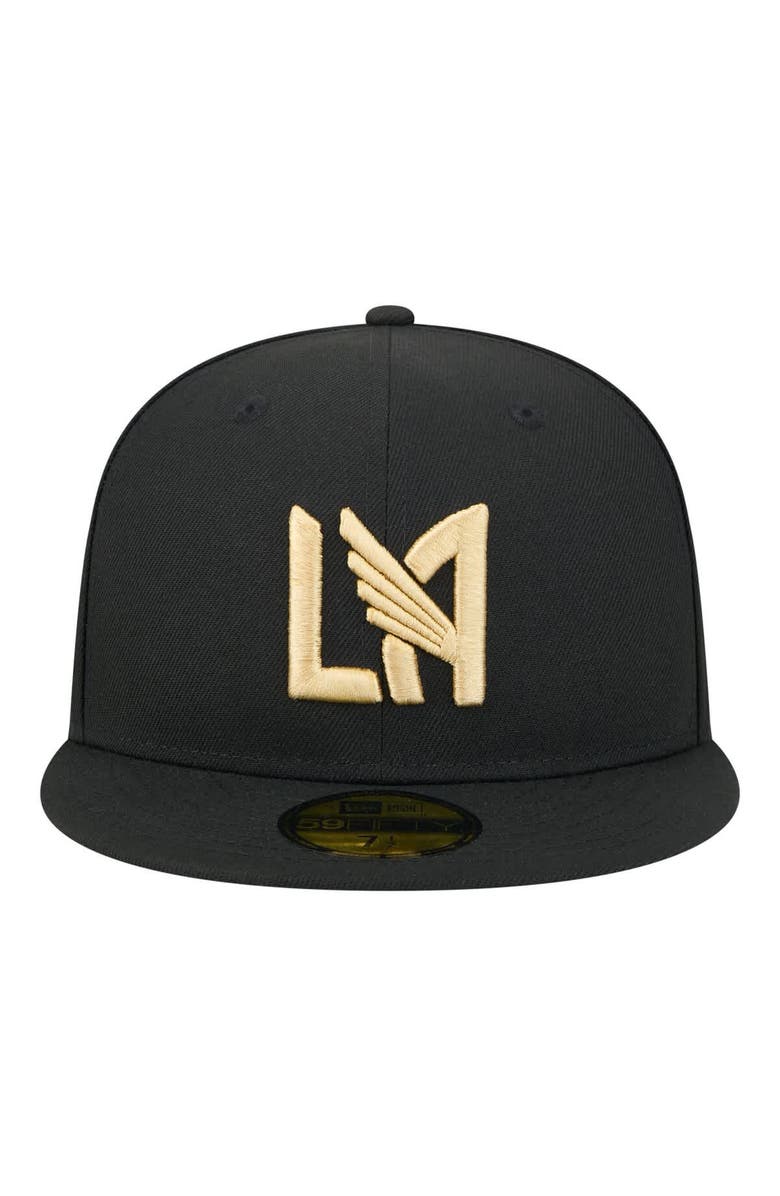 New Era Men's New Era Black LAFC Kickoff 59FIFTY Fitted Hat, Alternate, color, Black