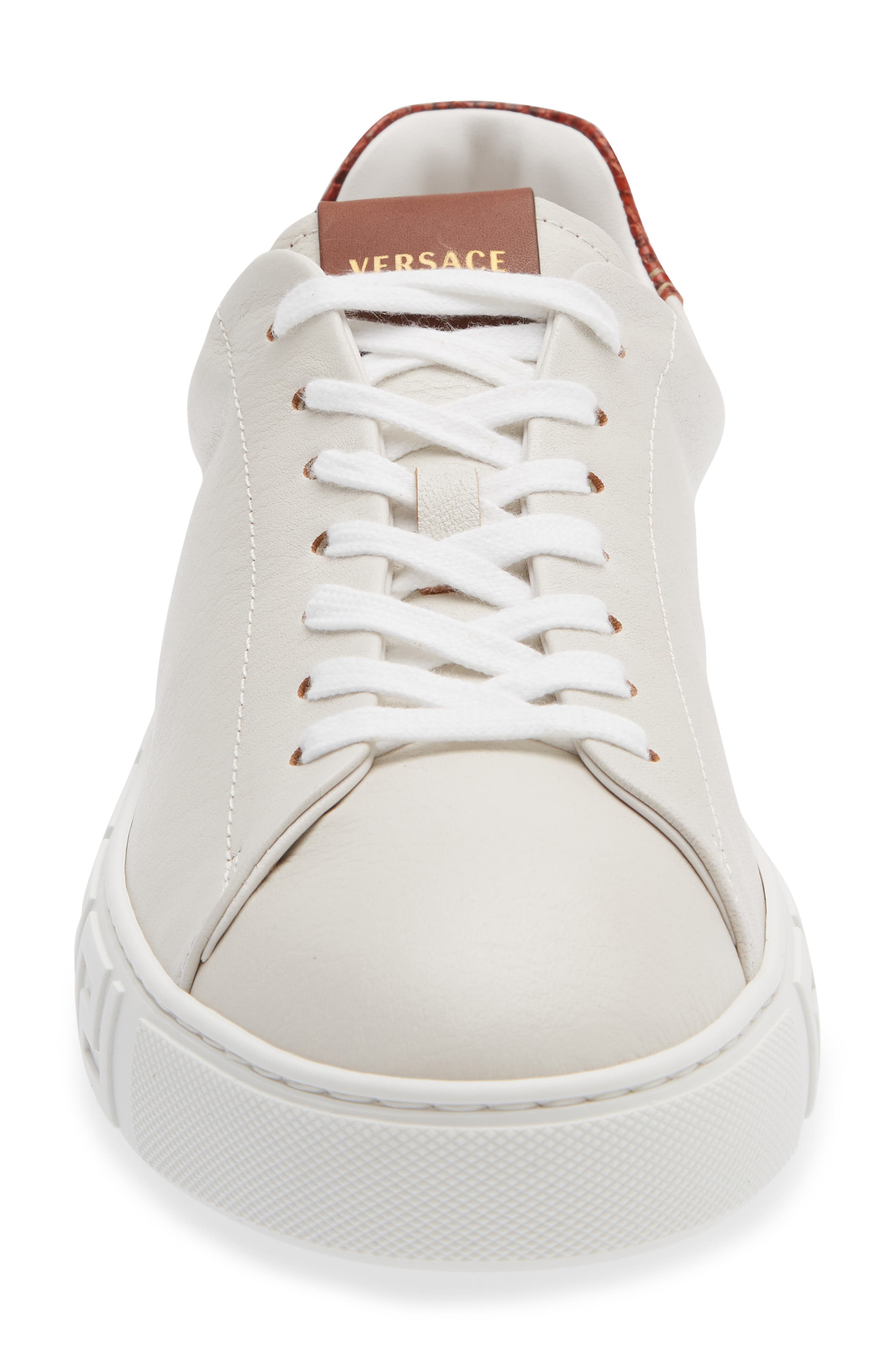 Versace Greca Sneaker, Alternate, color, White Rust Oak