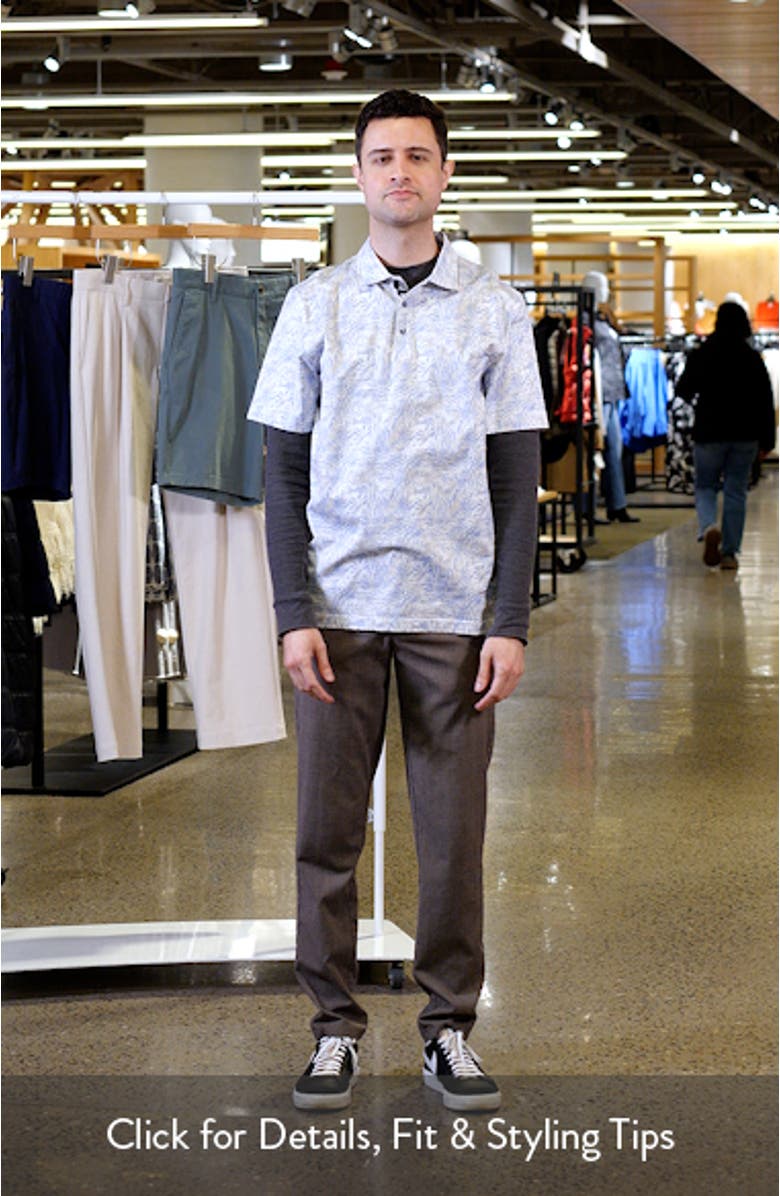 Vincent OoohCotton<sup>®</sup> Palm Tree Print Polo, sales video thumbnail